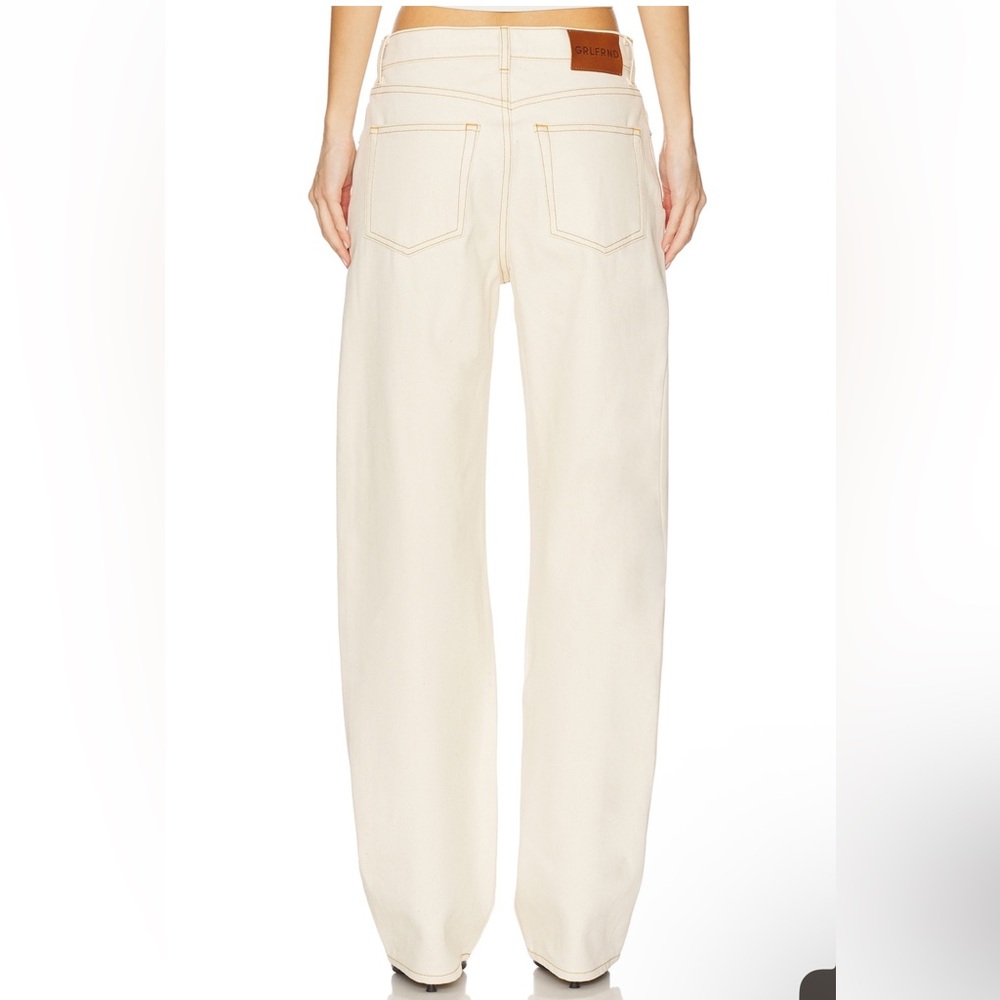 GRLFRND Boyfriend Jeans in Cream - Picture 3 of 16